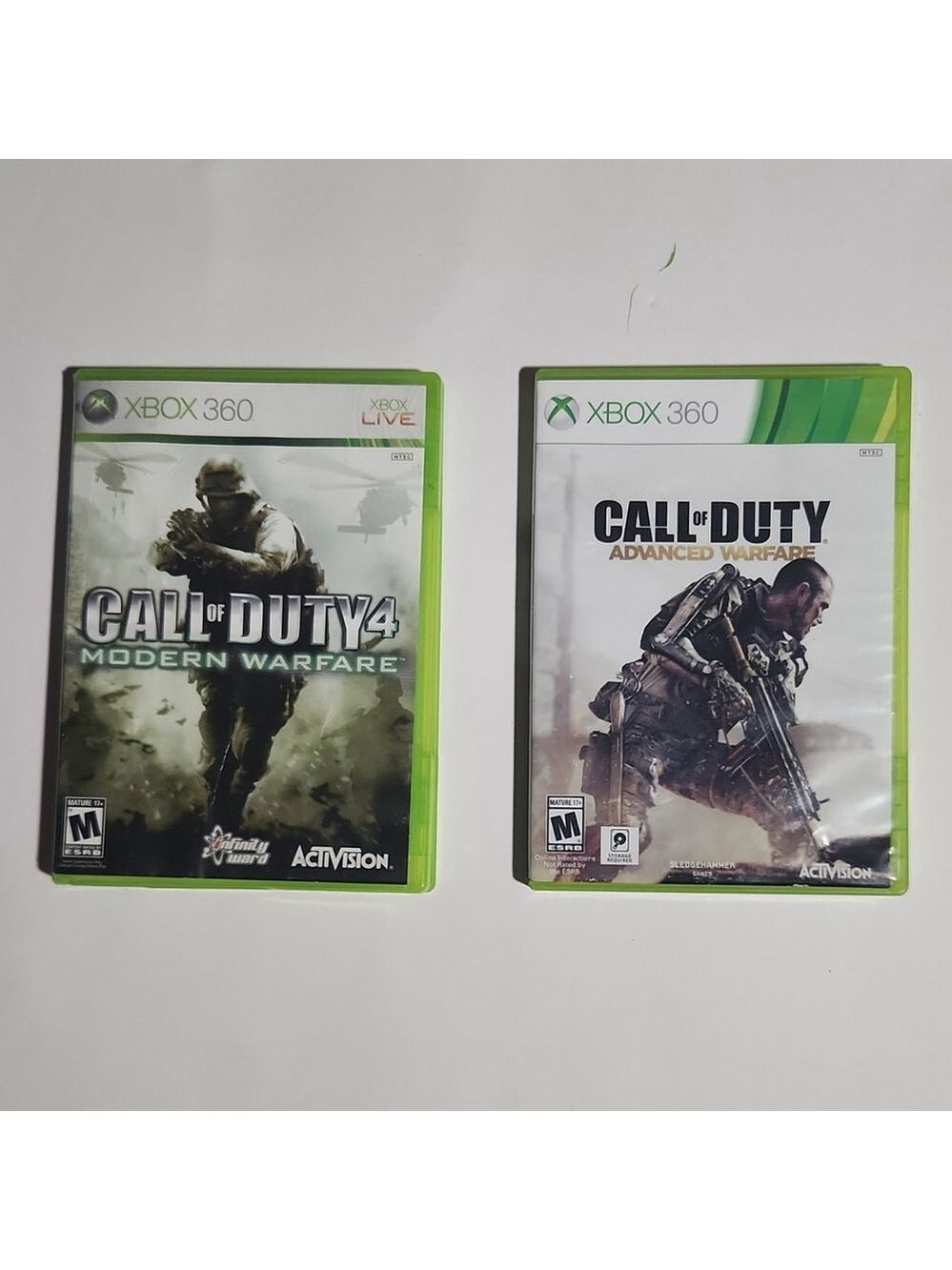 Activision Call of Duty 4 Modern Warfare Advanced Warfare Xbox 360 NTSC-U/C M